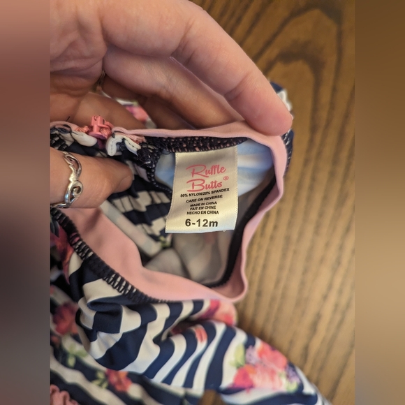 6-12m ruffle butts swimsuit - Picture 3 of 5